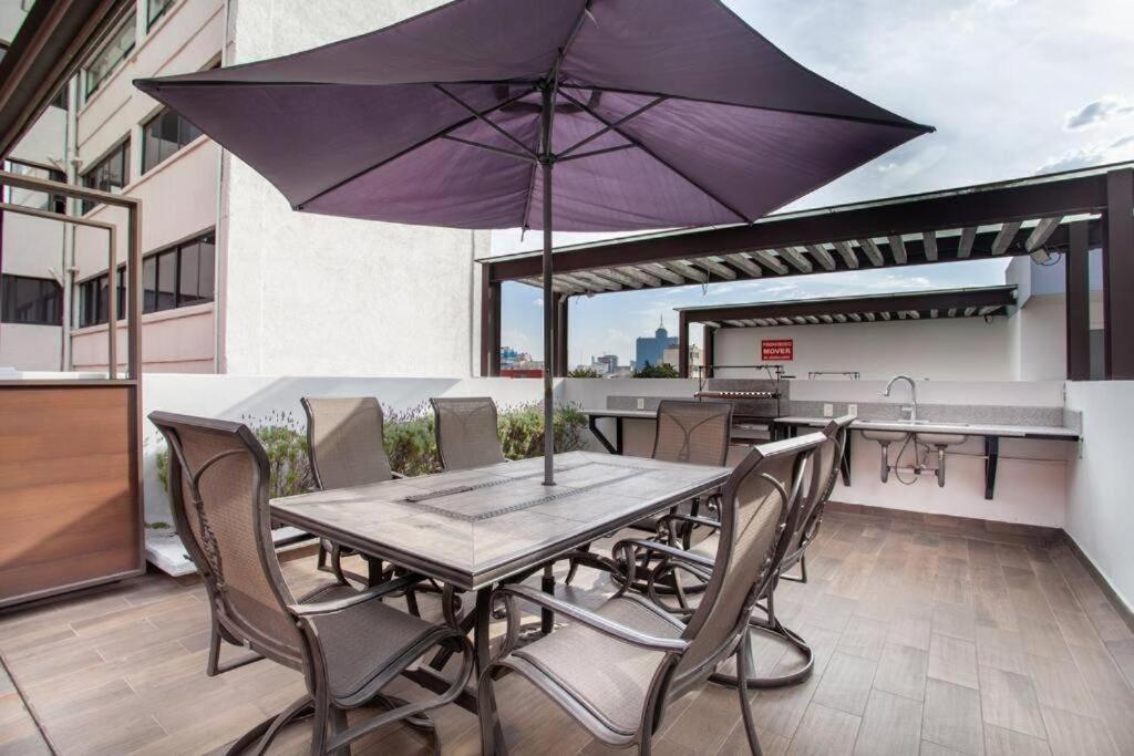 Апарт отель Corazon De Condesa 3 Departamentos - 200Mbps Wifi, Roof, Gym Мехико Экстерьер фото