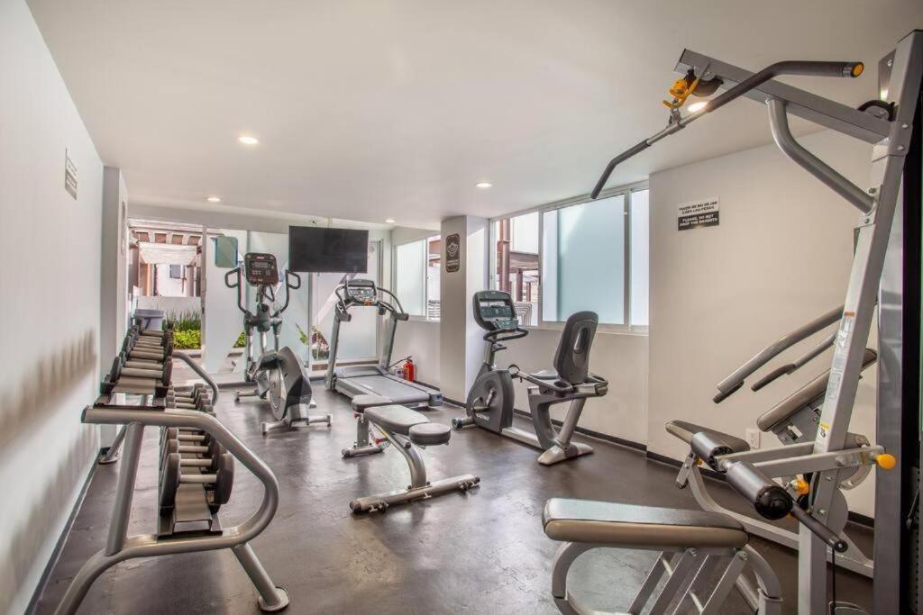 Апарт отель Corazon De Condesa 3 Departamentos - 200Mbps Wifi, Roof, Gym Мехико Экстерьер фото