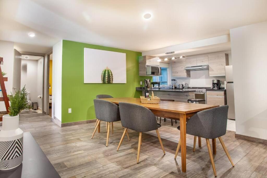 Апарт отель Corazon De Condesa 3 Departamentos - 200Mbps Wifi, Roof, Gym Мехико Экстерьер фото