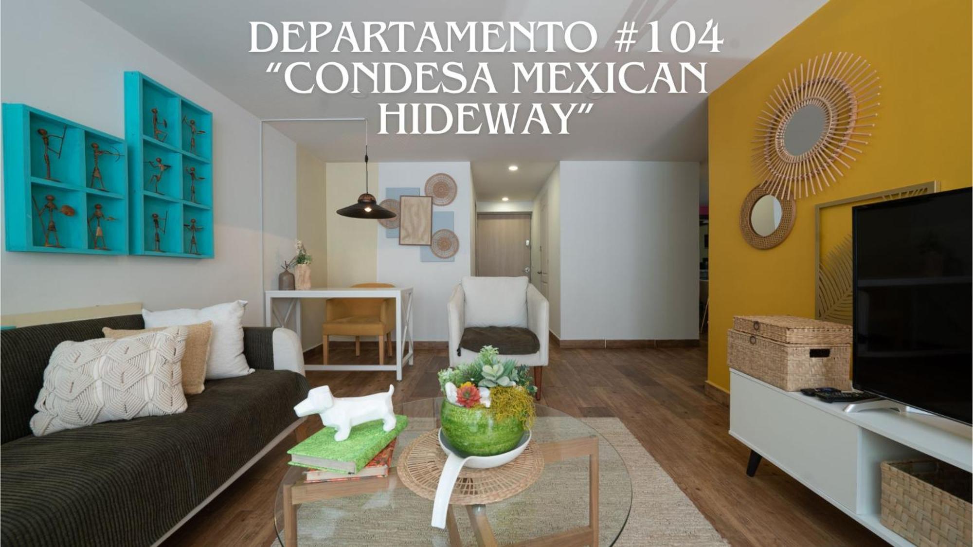 Апарт отель Corazon De Condesa 3 Departamentos - 200Mbps Wifi, Roof, Gym Мехико Экстерьер фото